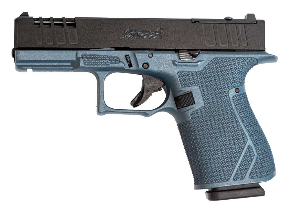 Handguns Great Lakes Firearms ZPAP M85 9mm GLFA 19 STRIKER 9MM 4 BLUE TITANIUM OR 15RD • Model: ZPAP M85